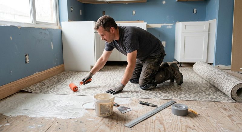 Sheet Linoleum Installation in Nashville, TN