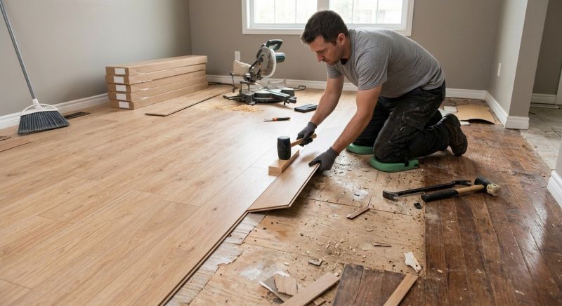 Laminate Floor Installation in Fredericksburg, VA